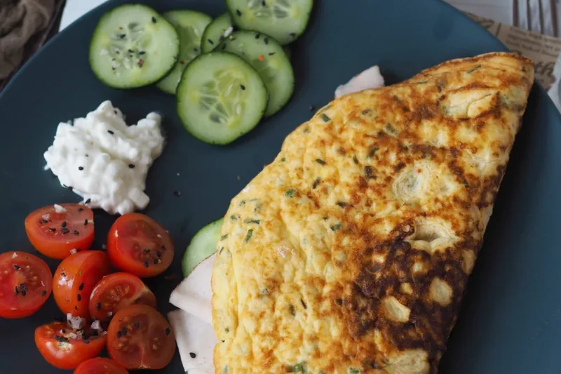 High-Protein Eier Wrap: Low-Carb Fitness-Frühstück (ca. 55 g Eiweiß)