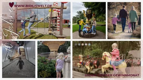 10 Jahre Bidiliswelt – großer Gewinnmonat mit Freizeitpark-Tickets, Büchern & Familiengewinnen