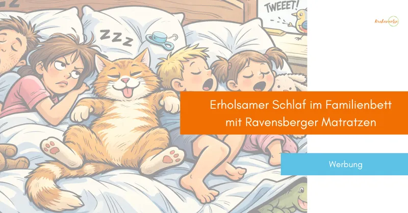 Erholsamer Schlaf im Familienbett mit Ravensberger Matratzen