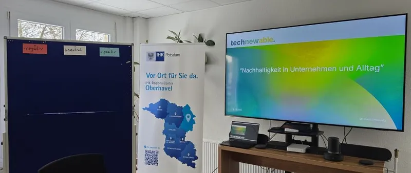 Workshop: „Nachhaltigkeit in Unternehmen und Alltag“