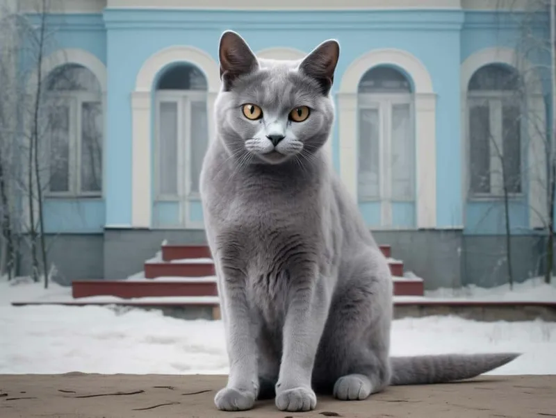 Russisch Blau Katzen – Eleganz in Fell und Charakter