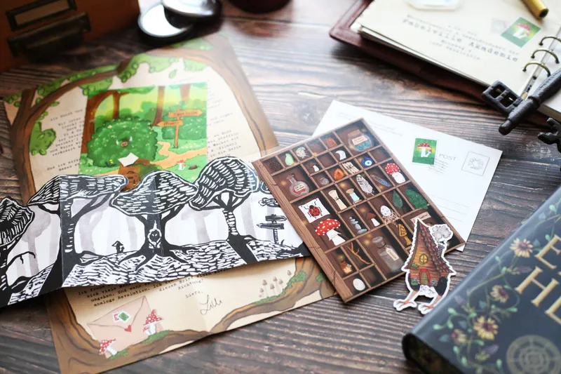 Buchclub | Briefe aus Fabelville: ein Snail Mail Buchclub in Briefform mit Collected Content & LitRPG