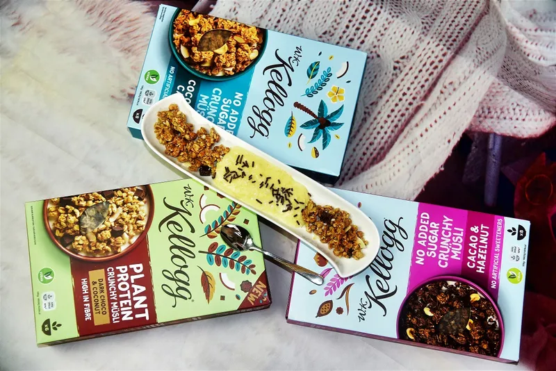W.K. Kellogg ® Müslis – mit einem knackigen Crunch