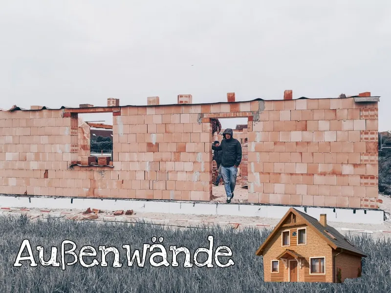 Hausbau // Hallo Außenwände!
