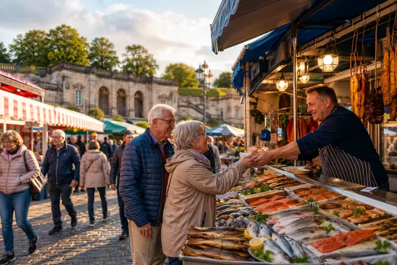 Hamburger Fischmarkt in Coburg lockt wieder auf den Schlossplatz
