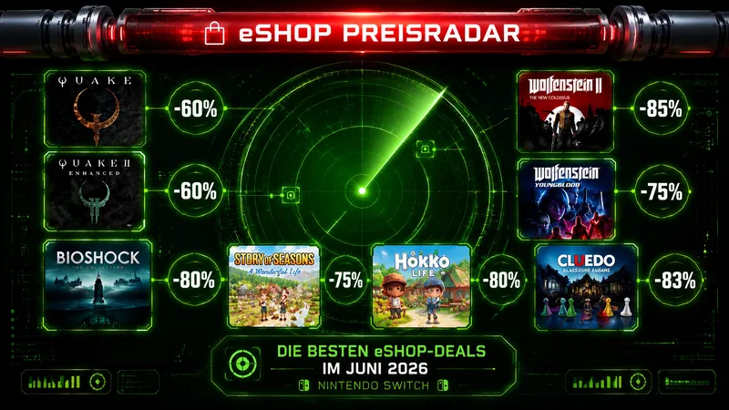Der eShop Preisradar – Die besten Deals im Juni 2026