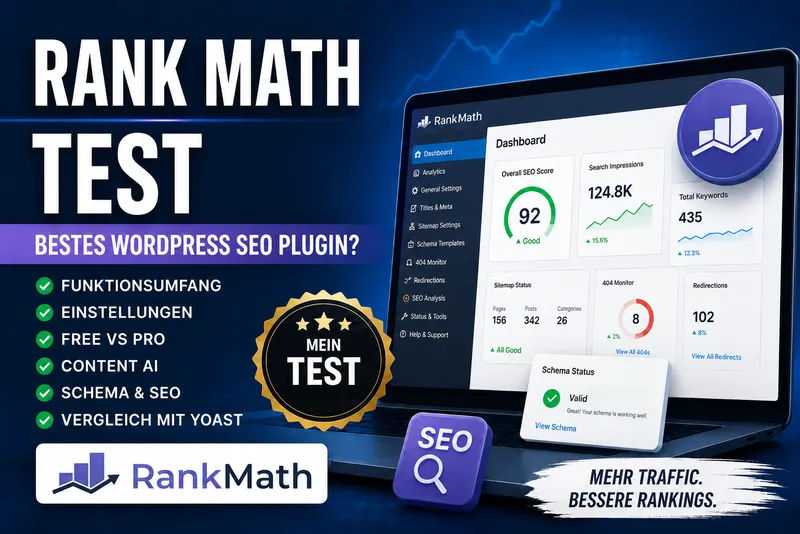 Rank Math Test 2026: Bestes WordPress SEO Plugin?