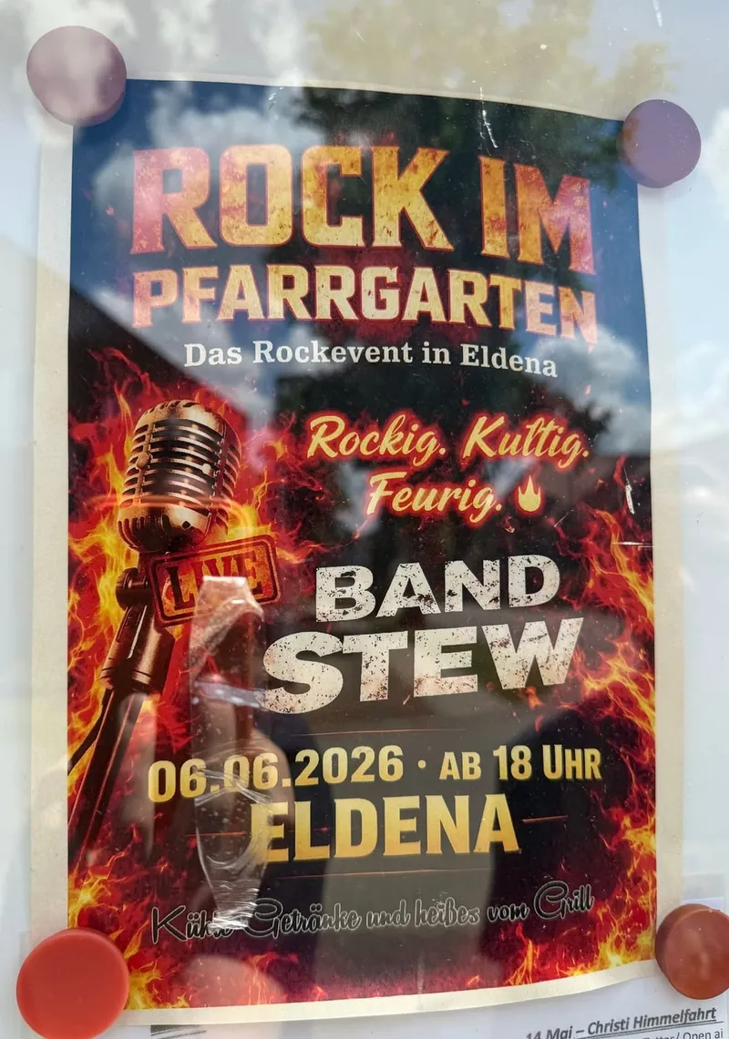 Rock im Pfarrgarten Eldena, oder: Manchmal sind die kleinsten Events eben doch die größten