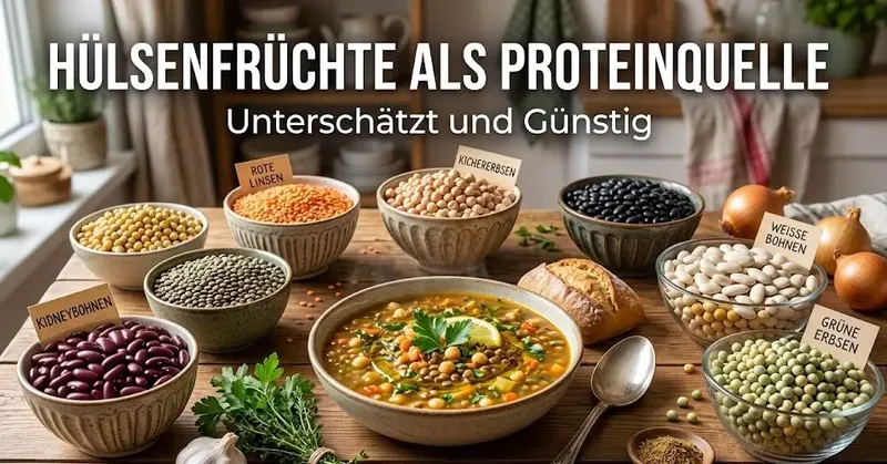 Hülsenfrüchte als Proteinquelle: unterschätzt und günstig