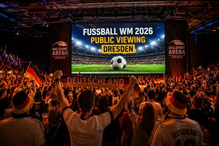 Public Viewing zur Fußball-WM 2026 in Dresden: Wo Fans gemeinsam mitfiebern können