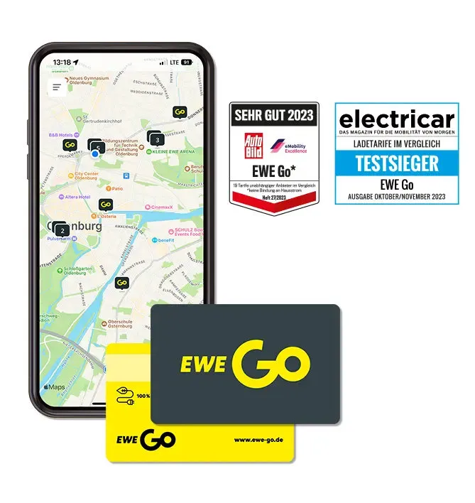 Ewe GO: Neue Ladetarife ab dem 01.11.2024 – AC teurer, DC billiger