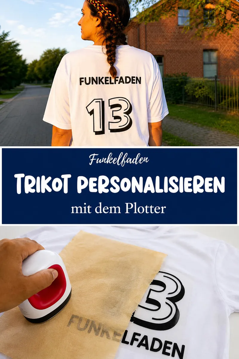 Fussball-Trikot personalisieren mit dem Plotter