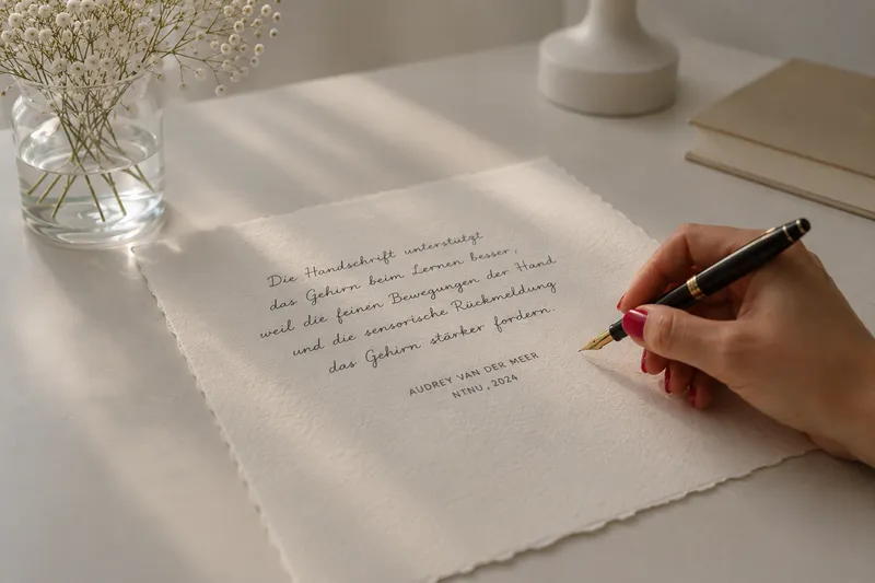 Warum Dein Gehirn Stift und Papier liebt – Ein Plädoyer für die Handschrift