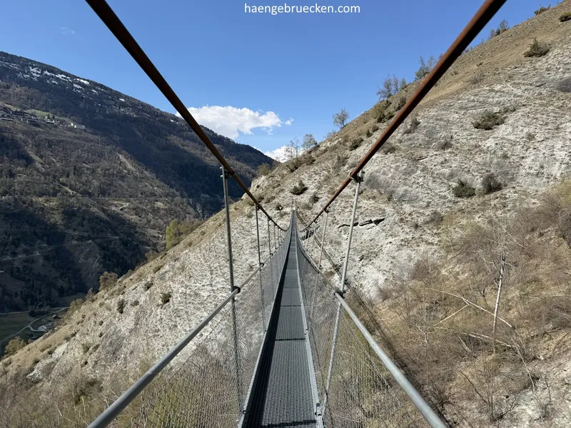 Grandiose 133m Hängebrücke La Grande Combe – Saint Martin