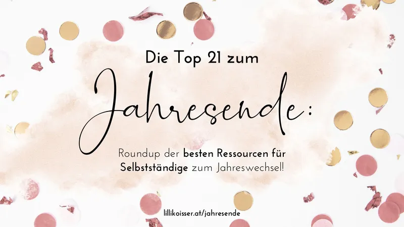 Die 21 besten Beiträge für Selbstständige zum Jahresende
