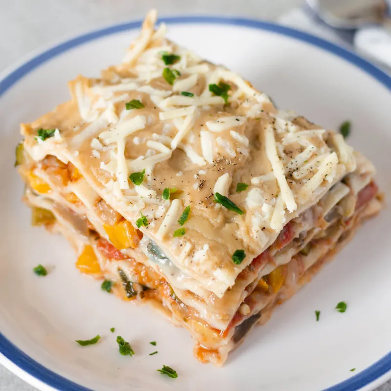 Ratatouille-Lasagne (vegan)