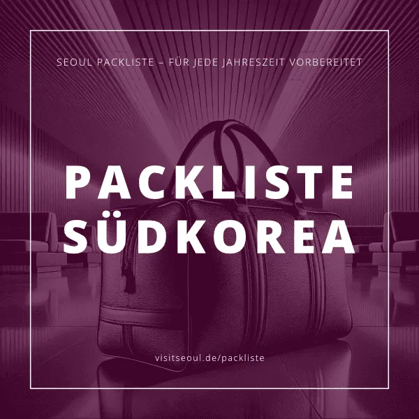 Packliste für Seoul: So bist du in Südkorea zu jeder Jahreszeit optimal vorbereitet