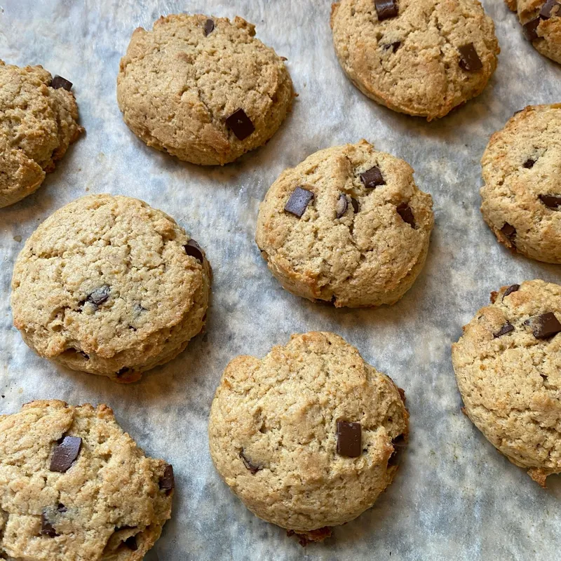 Bananen-Erdnuss-Cookies