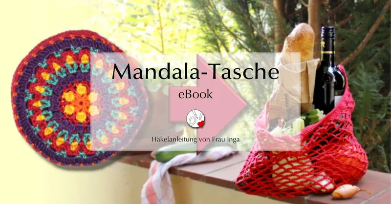 Einkaufstasche mit Mandala häkeln – eBook