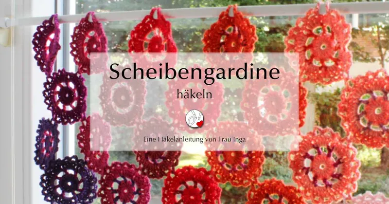 Scheibengardine häkeln