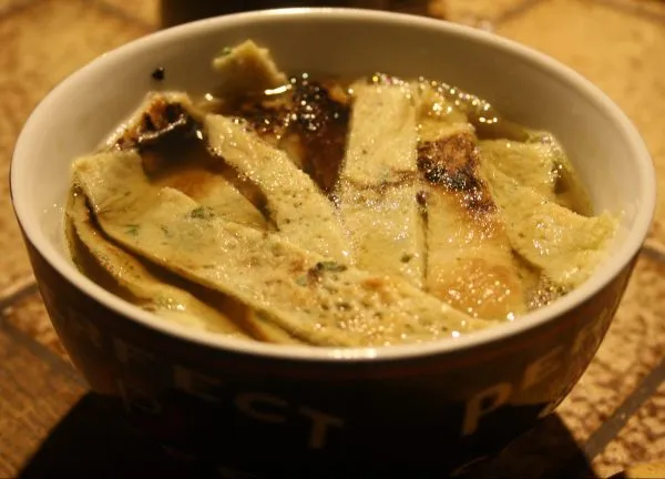 Pfannkuchen zu Suppe