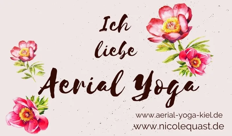 Ich liebe Aerial Yoga