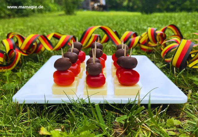 Deutschlandflaggen-Spieße zur Fußball-WM