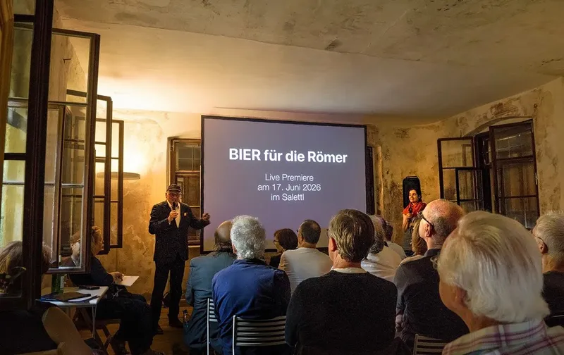 BIER für die Römer: Live-Premiere im Salettl in Kumpfmühl. REGENSBURGER GESCHICHTEN