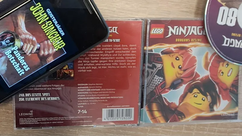 Hören nach Zahlen – Special zum Hörspiel Nummer 250 von Ninjago und John Sinclair