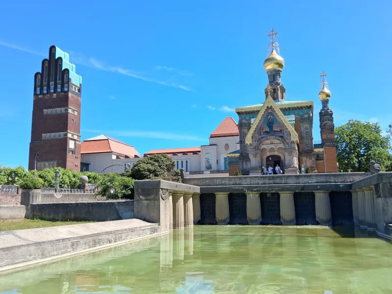 Ausflug zur Mathildenhöhe in Darmstadt