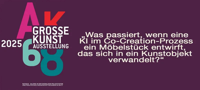 „Cabinet des Dr. Caligari“ in der Großen Kunstausstellung Wasserburg (AK68)
