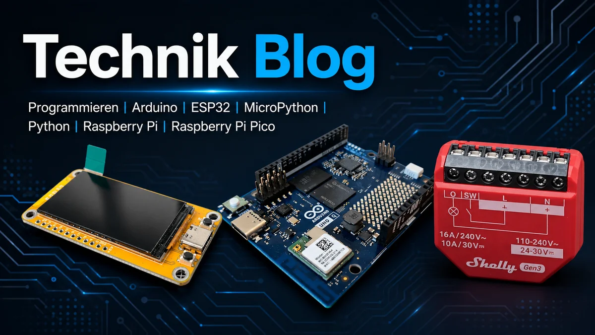 Technik Blog - Programmieren | Löten | Microcontroller | Arduino
