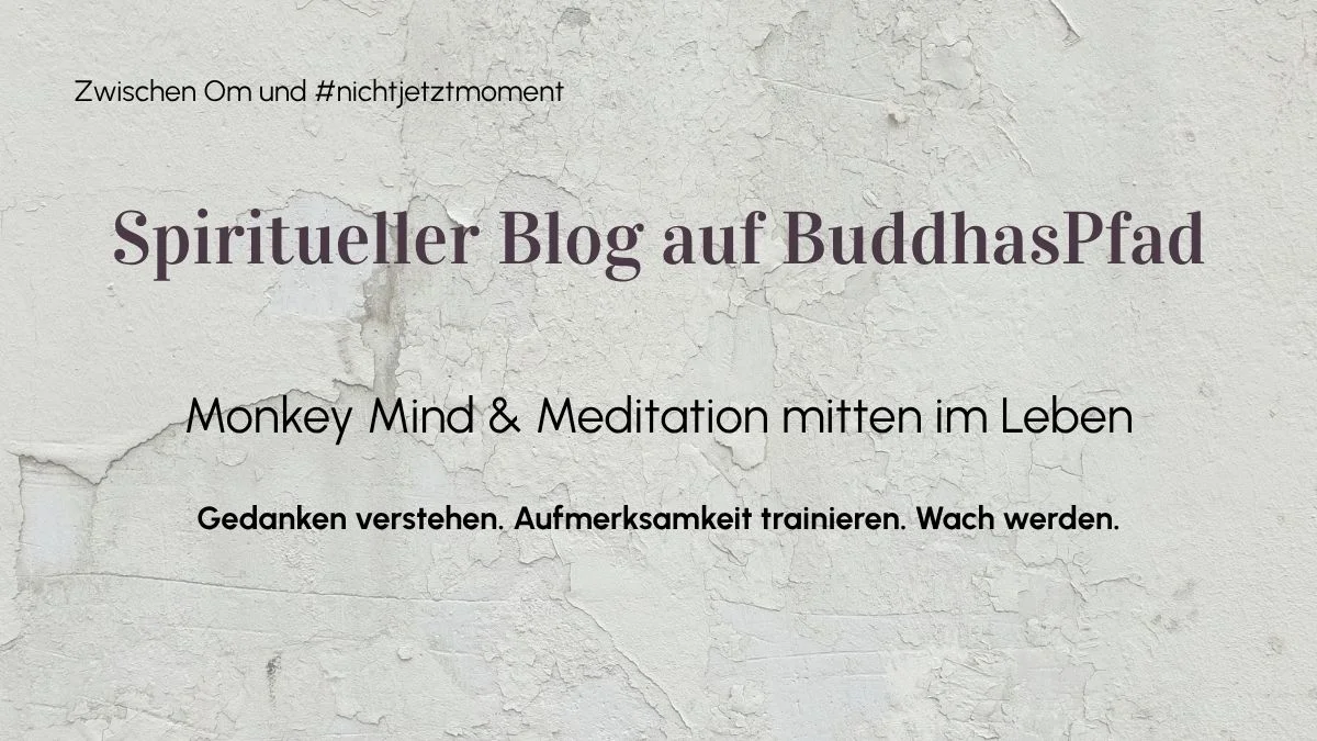 Spiritueller Blog - Monkey Mind, Meditation & Aufmerksamkeit