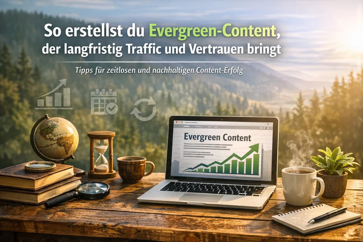 So erstellst du Evergreen-Content, der langfristig Traffic und Vertrauen bringt