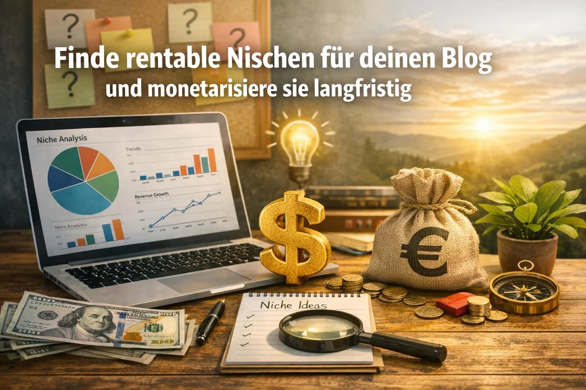 Finde rentable Nischen für deinen Blog und monetarisiere sie langfristig