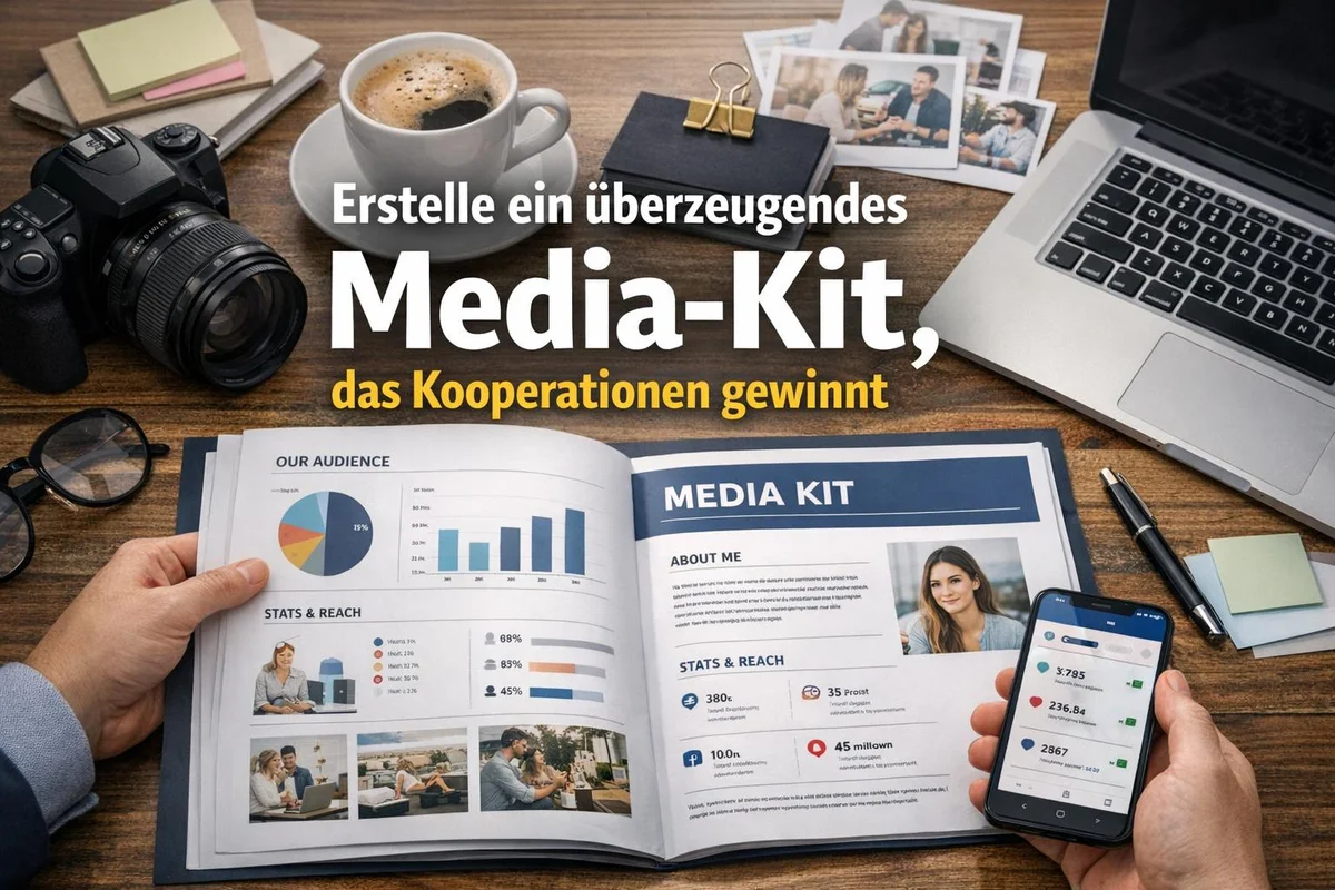 Erstelle ein überzeugendes Media-Kit, das Kooperationen gewinnt