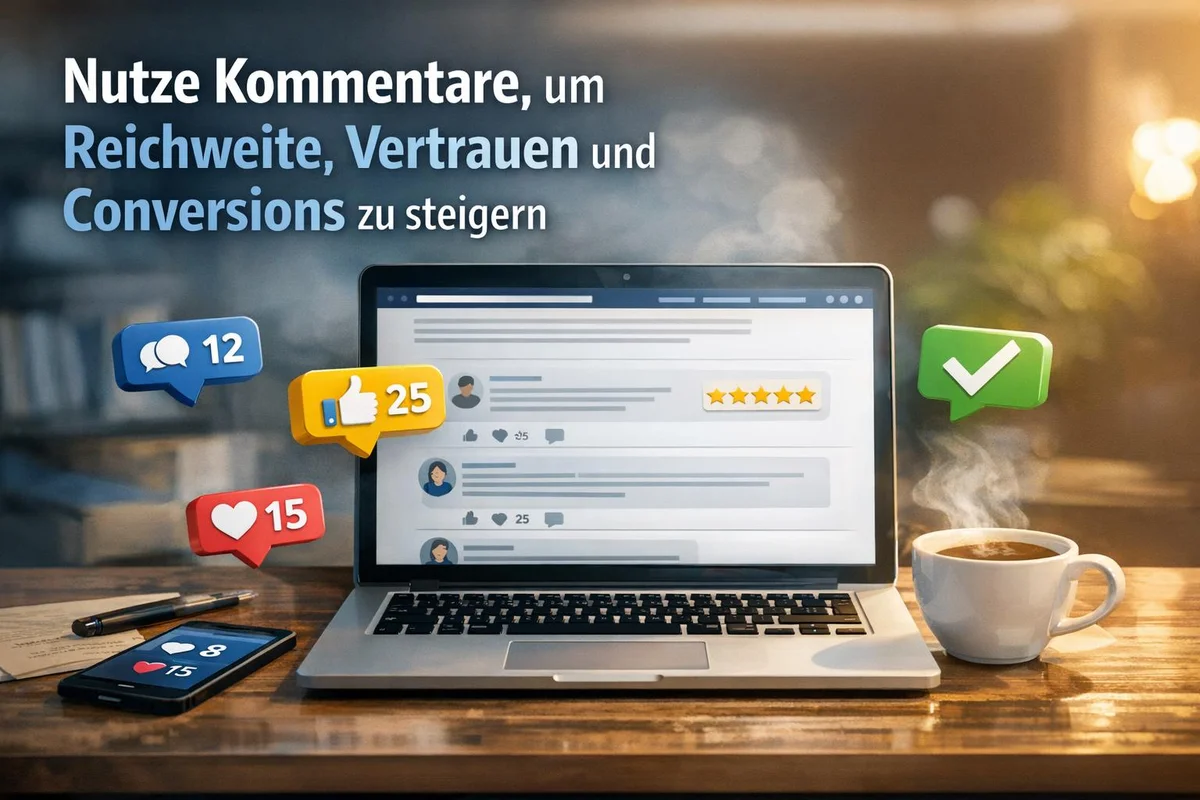 Nutze Kommentare, um Reichweite, Vertrauen und Conversions zu steigern