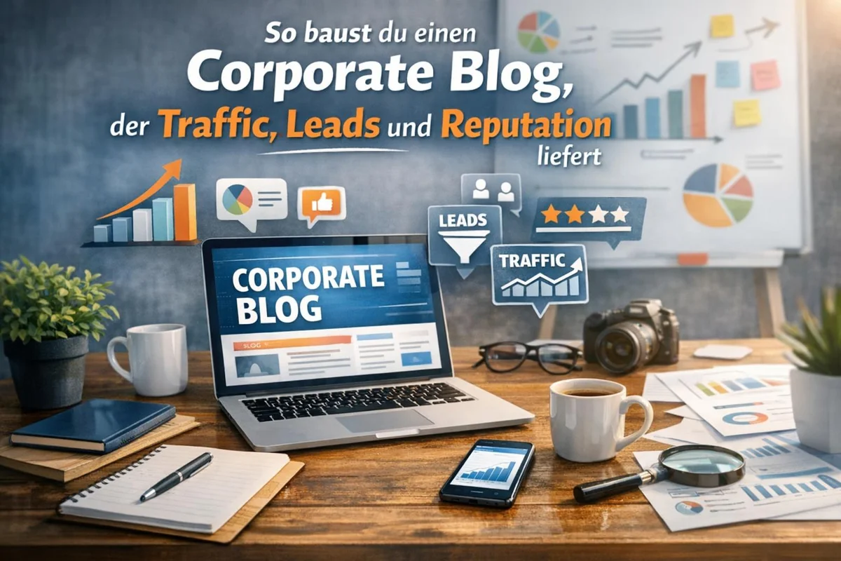 So baust du einen Corporate Blog, der Traffic, Leads und Reputation liefert