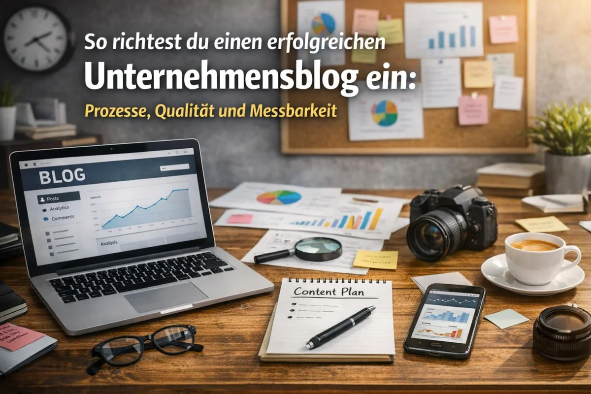 So richtest du einen erfolgreichen Unternehmensblog ein: Prozesse, Qualität und Messbarkeit