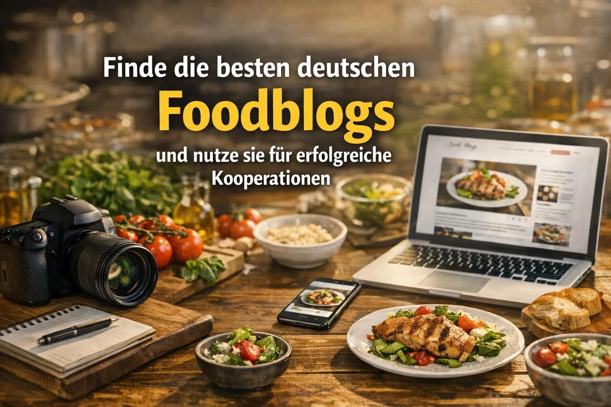 Finde die besten deutschen Foodblogs und nutze sie für erfolgreiche Kooperationen