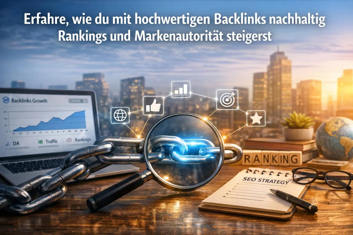 Erfahre, wie du mit hochwertigen Backlinks nachhaltig Rankings und Markenautorität steigerst