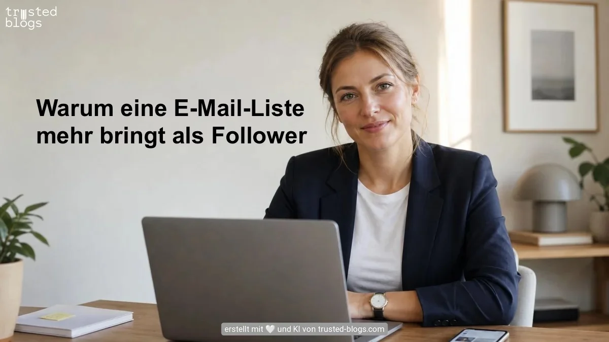 Deine E-Mail-Liste bringt dir mehr als Follower
