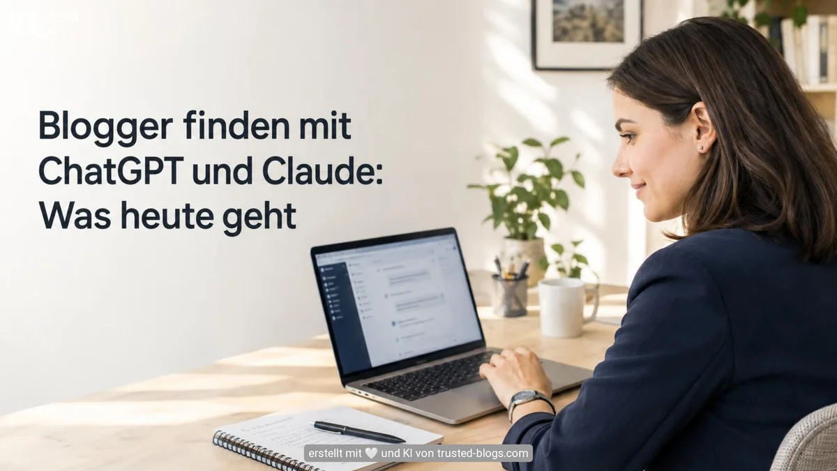 Blogger finden mit ChatGPT und Claude: Was heute geht