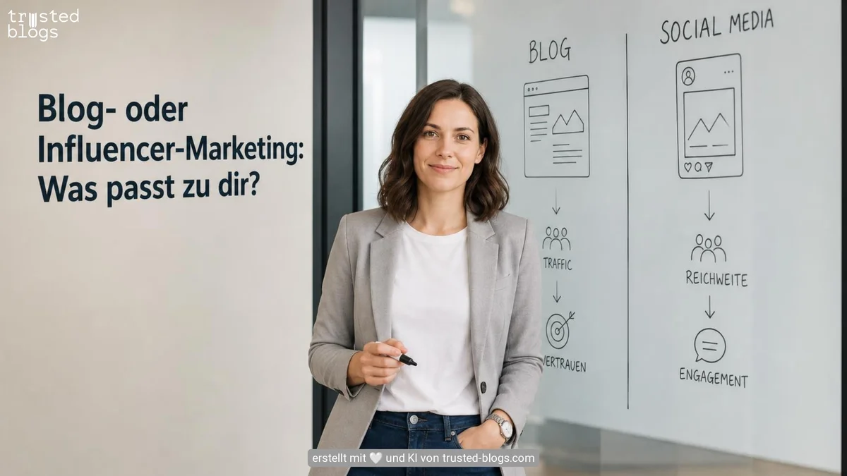 Blog- oder Influencer-Marketing: Was passt zu dir
