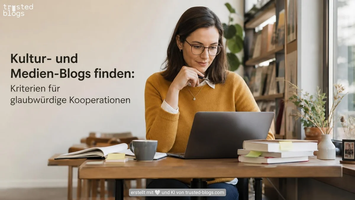 Kultur- und Medien-Blogs finden: Kriterien für glaubwürdige Kooperationen