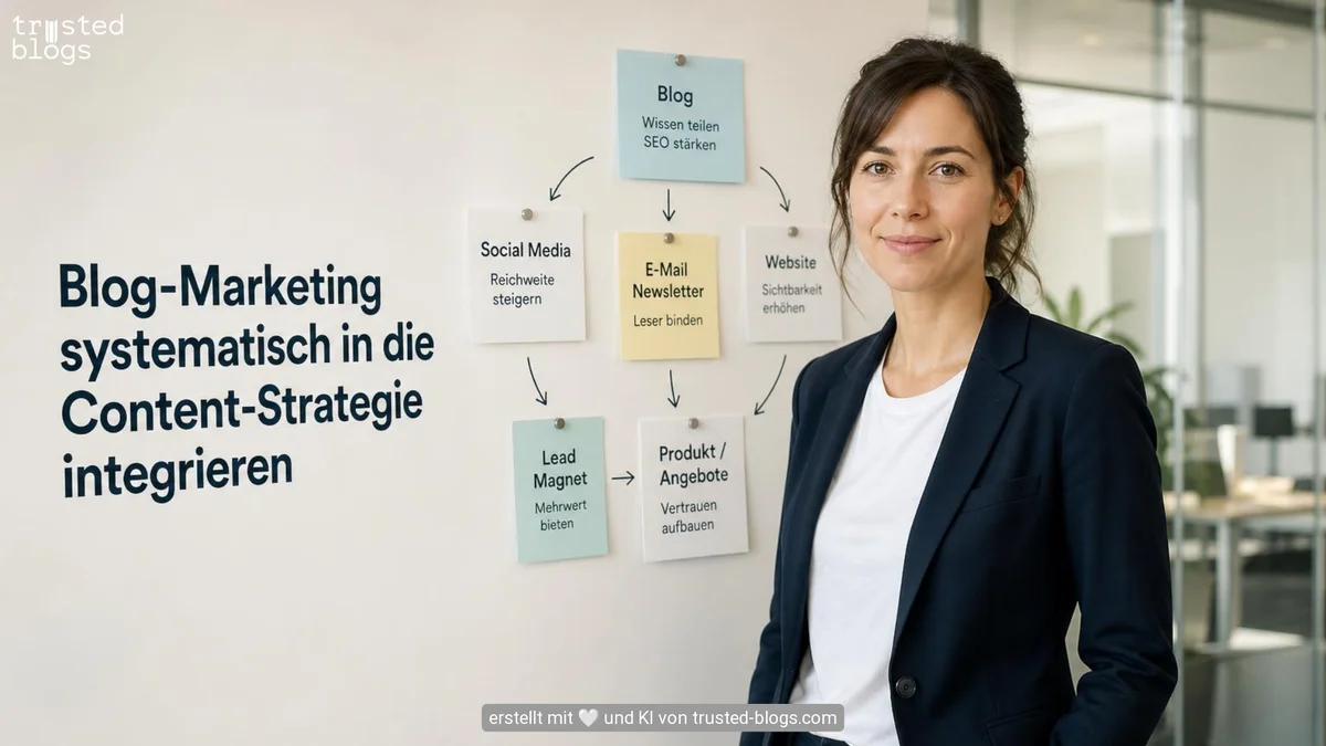 Integriere Blog-Marketing systematisch in deine Content-Strategie