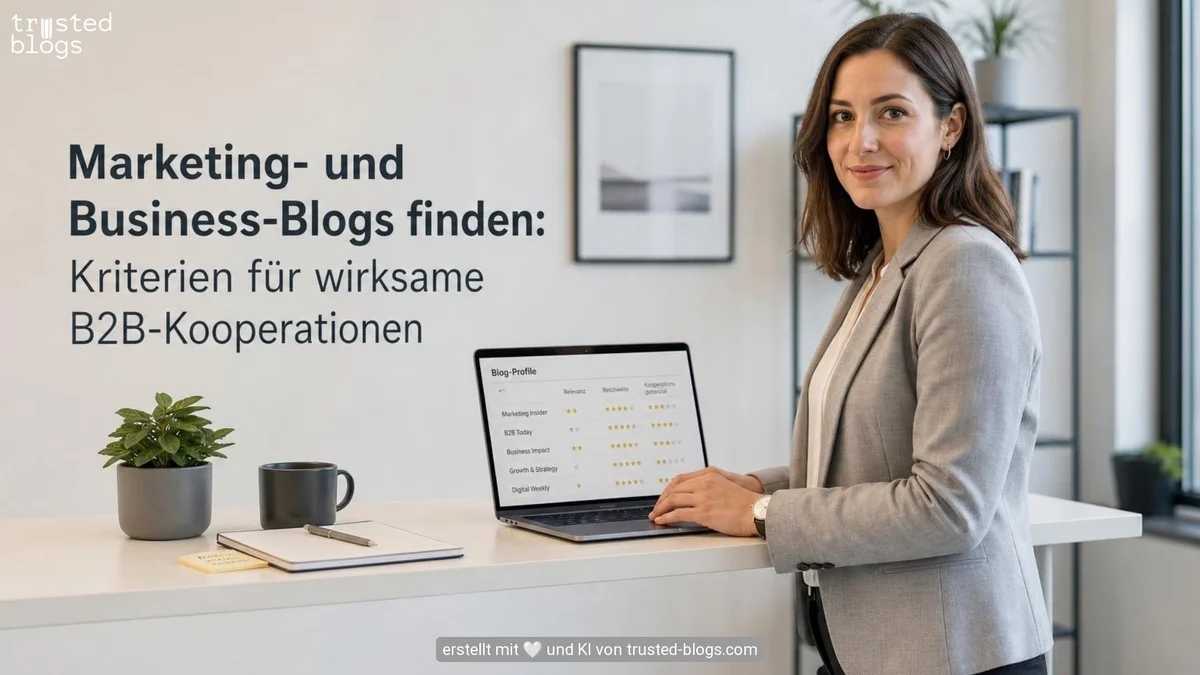 Marketing- und Business-Blogs finden: Kriterien für wirksame B2B-Kooperationen