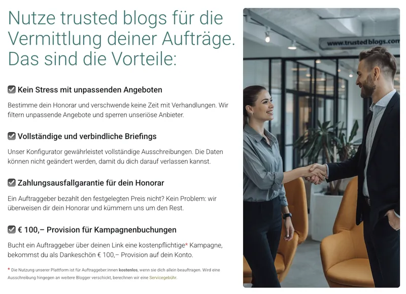 Kooperationen mit Garantie